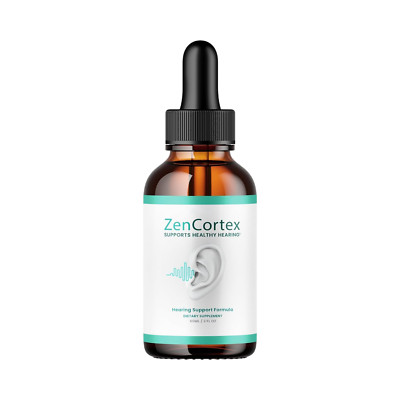 Zen Cortex Oral Drops To Support Healthy Ears, ZenCortex Hearing (1 Pack)