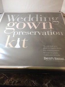 NEW Sealed David's Bridal Wedding Gown Preservation Kit Retail $189 | eBay