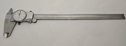 Mitutoyo 505-677 12" Dial Indicator with  .001" Graduation, Made in Japan