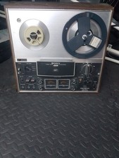 vintage Sony TC-377 stereo reel-to-reel tape recorder 1970s + 13 reels