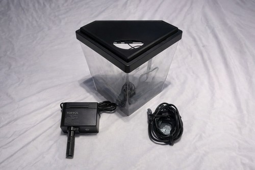 Top Fin Corner Plastic Aquarium Kit with Filter and Lid