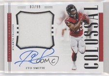2018 National Treasures Rookie Colossal Signatures 83/99 Ito Smith Auto 5w7