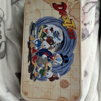 Vintage Disney Duck Tales Storage Tin Metal Box