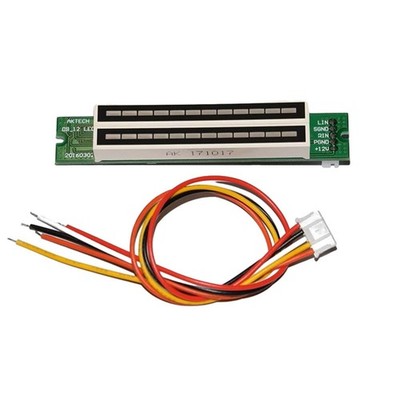 Advanced Dual 12 Bit LED Füllstandsanzeiger mit anpassbaren Lichteffekten