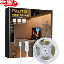 COB LED Strip with Motion Sensor5V USB LED Tape Light 2700K Warm White