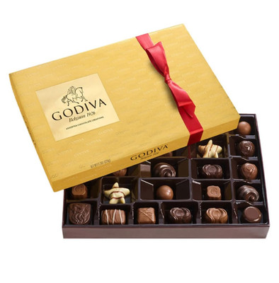 Godiva Premium Assorted Chocolates, 27-Count