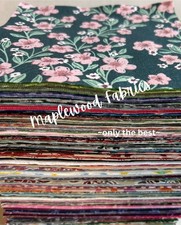 Lot of 50 5" X 5" SQUARES Precut 100 Cotton Fabric NO DUPLICATES