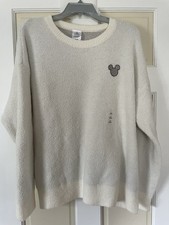DISNEY PARKS KNIT PULLOVER MICKEY MOUSE ICON LADIES SIZE LARGE BNWT