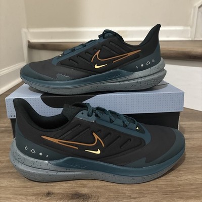 Nike Air Winflo Shield Black Teal Men's  Shoes DM1106-002