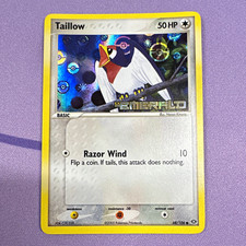 Taillow 68/106 EX Emerald Reverse Holo Pokemon TCG English 2005 50 HP on eBay