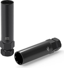 2 Piece 6 7 Spline Lug Nut Key Socket Wheel Lock Removal Onesize Black 2 Piece 6 7 Spline Lug Nut Key Socket Wheel Lock Removal Onesize Black