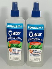 Mosquito Insect Repellent     Cutter Skinsations  2 Pump Spray 7.5 oz