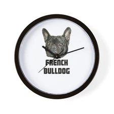 CafePress French Bulldog 10" Wall Clock (194973522)