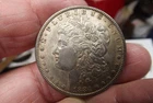 1884-P Morgan Silver Dollar Original Color AU++