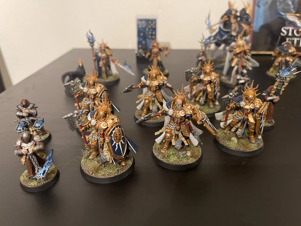 AoS Stormcast Eternals Army Fully Painted and Based, 1400+ Points - Image 2 of 4