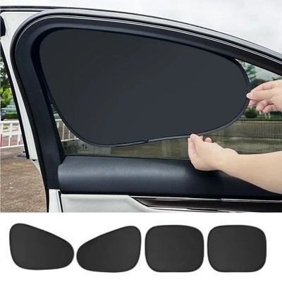 Elektrostatischer Auto Fenster Sonnenschutz Vorhang 4-lagig UV Blocker Faltbar Sonnenschutz