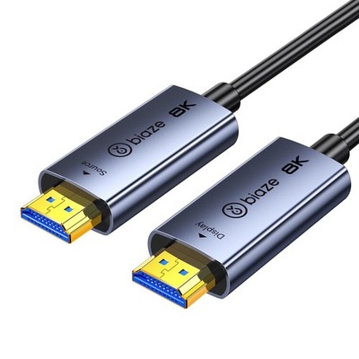 8K HDMI Fiber Optic Cable 35ft, HDMI 2.1 48Gbps, Supports 8K60Hz 4K120Hz, eAR...