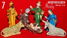 7 ALTE KRIPPENFIGUREN bis 11