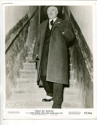 Gold Of Naples-Eduardo De Filippo-8x10-B&W-Still-VG
