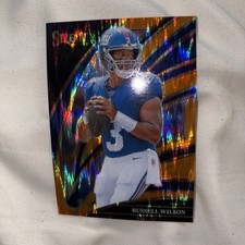 2025 Panini Select #295 Russell Wilson Orange Prizm Shock #/399