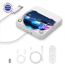 MONODEAL Portable Car CD Players AUX Cable Remote Control Universal USB CD