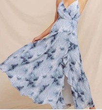 ASTR Holland Ruffle Tie Dye Maxi Dress Size S reg $175 NWT
