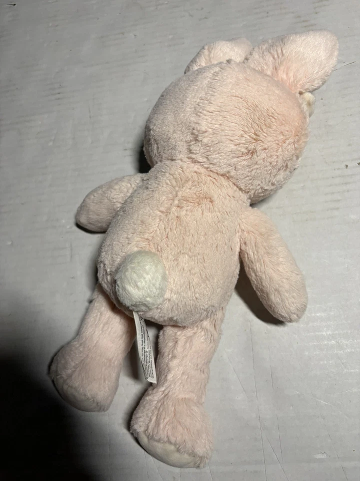 14" Baby Gund Pink Rosie Bunny Bow Soft Plush Stuffed Animal Lovey Toy 6066016 - Image 2 of 3