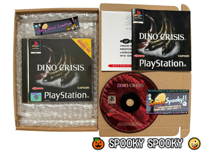 Dino Crisis PS1 - PAL VGC CIB with Reg - High Quality Packing - Tracked