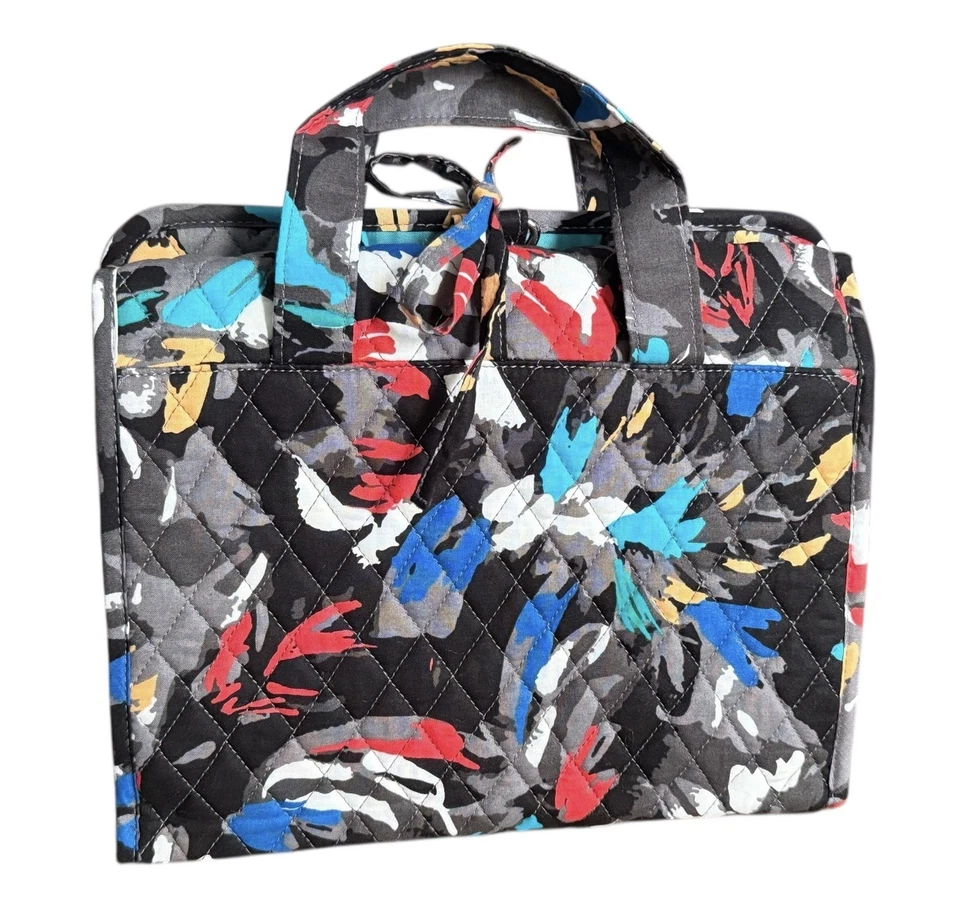 NWT Vera Bradley Hanging Travel Organizer Splash Floral Cosmetic Bag Multicolor - Image 3 of 4