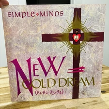 Simple Minds New Gold Dream 1982 Black Vinyl LP original sp6-4928 UK Press