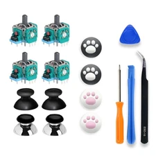 Joycons Joystick Thumb Repair Kit for Analog Sticks Controller Repair Tool