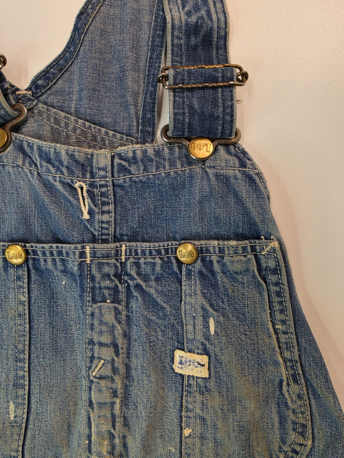 Lee Vintage 1940s Sanforized Jelt Denim Overalls … - image 9