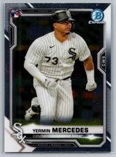 2021 Bowman Chrome #88 Yermin Mercedes Rookie Card Chicago White Sox. rookie card picture