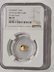 (Undated) Gold American Bald Eagle Private issue MS 70