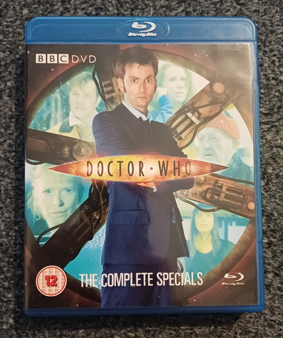 DOCTOR WHO THE COMPLETE SPECIALS BLU RAY David Tennant - DISCS MINT