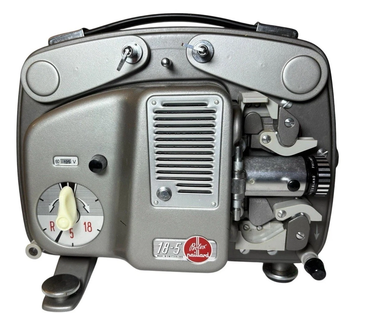 Bolex Vintage Movie Projectors and Screens 8mm Movie Film Format