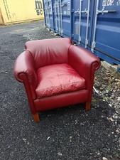 TETRAD FOR JOHN LEWIS CAMFORD LEATHER TUB CHAIR.