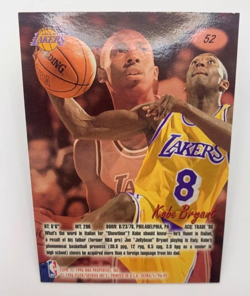 NBAカード Kobe Bryant-