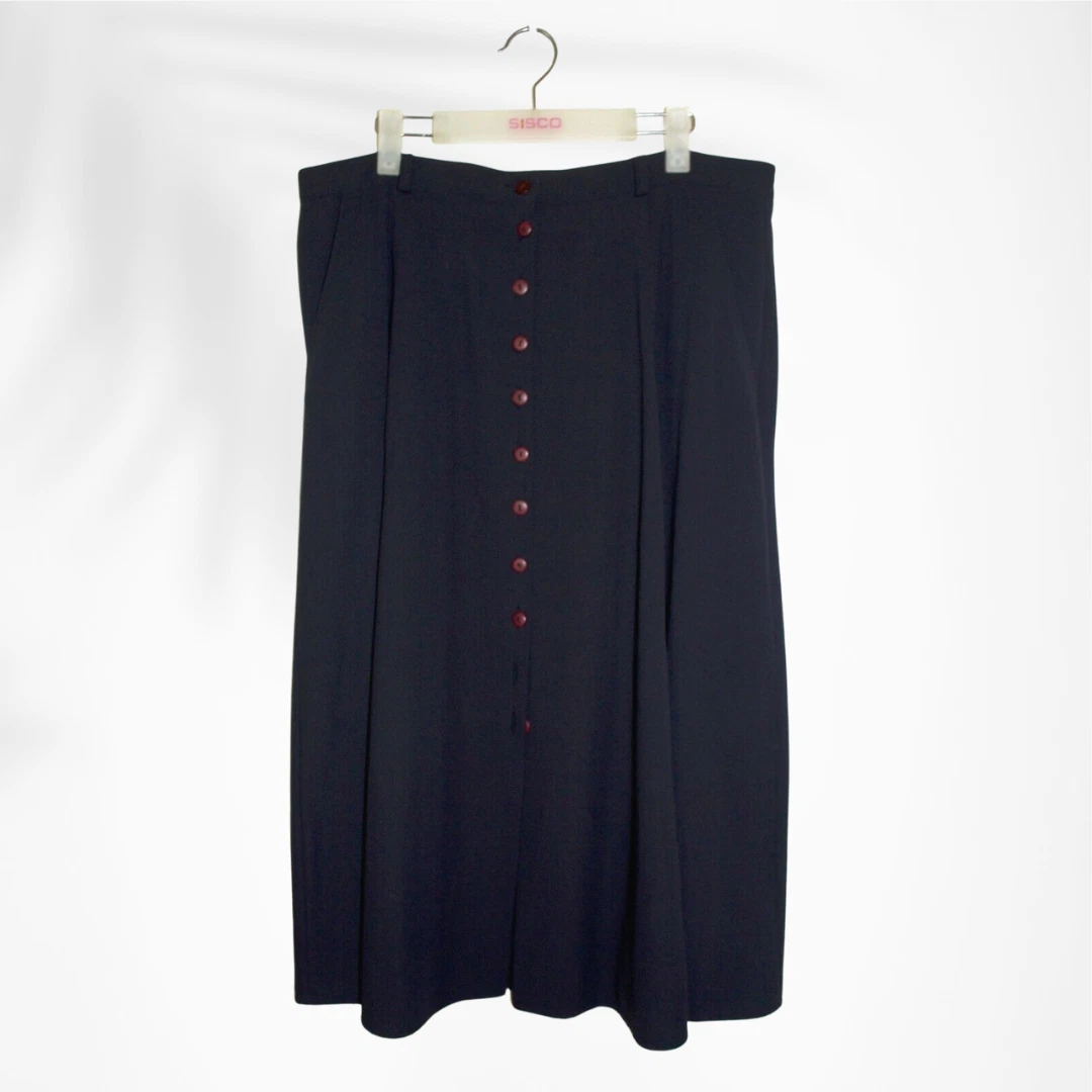 Navy blue skirt size 18 cheap