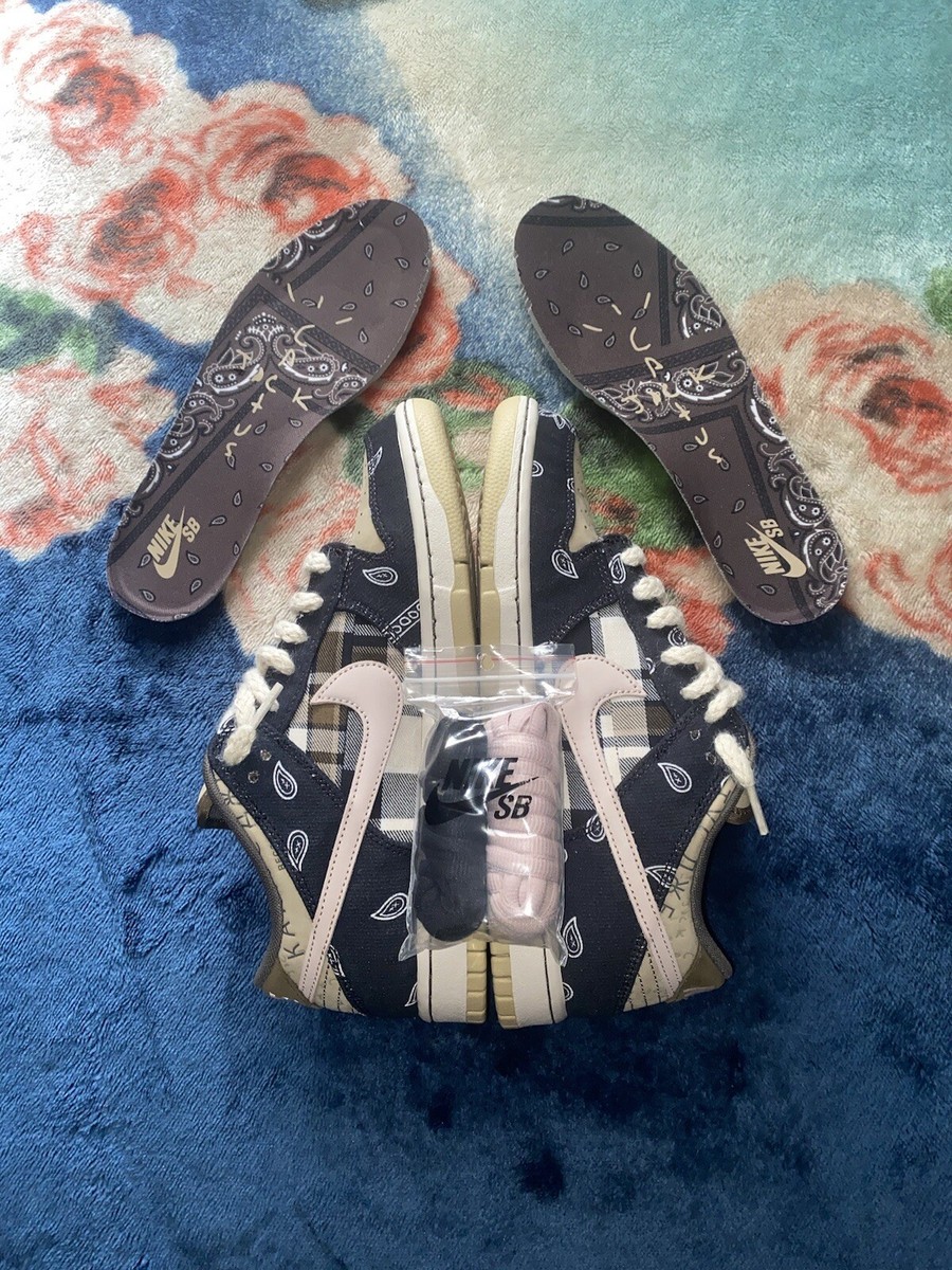 Size 8.5 - Nike Dunk Low Premium QS SB x Travis Scott Cactus Jack