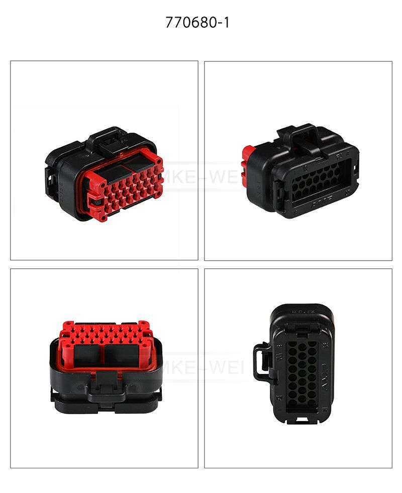 23 Pin Tyco AMPSEAL Automotive ECU PCB Male/Female Waterproof