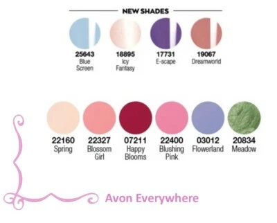 Avon nail varnish - Mark Gel Shine range