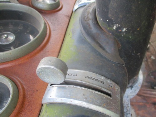 55 DODGE ROYAL HEATER DEFROST SWITCH KNOB HANDLE UN TESTED SOLD AS IS - Picture 2 of 7