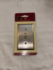 Baldwin Solid Brass Switch Plate - Single Toggle Classic Design 4751-150-CD