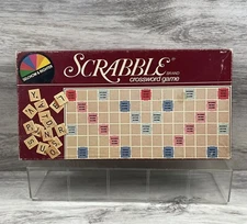 Vintage Scrabble Board Game Complete 1982 Selchow & Righter No. 17