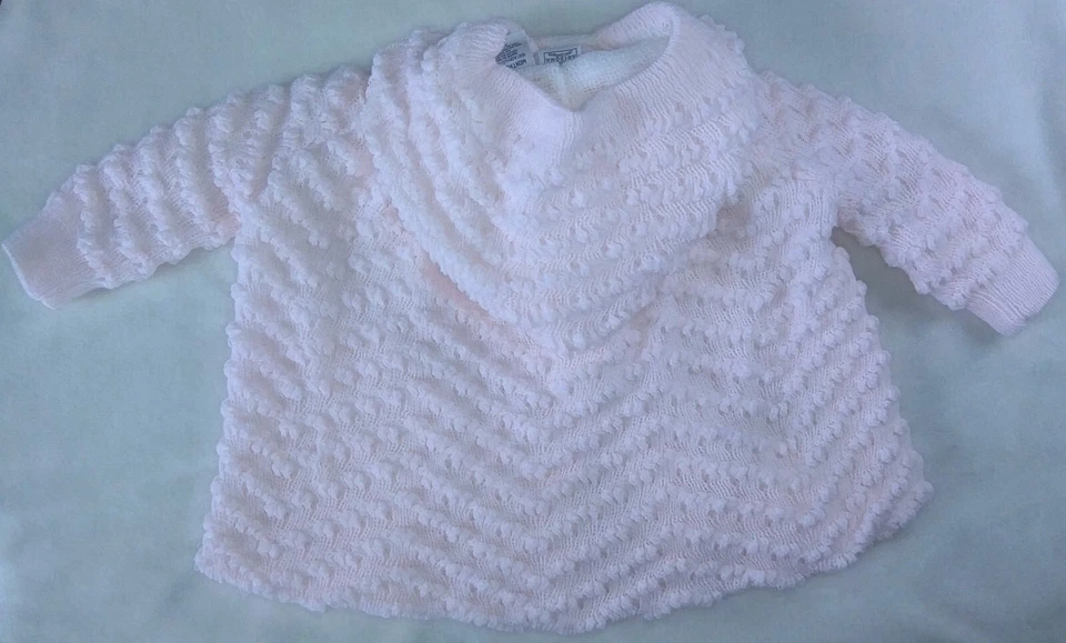 Suéter con Capucha The Original Arizona Jean Co ADORABLE Rosa Bebé Niña Talla 18 Meses Foto 2 de 3