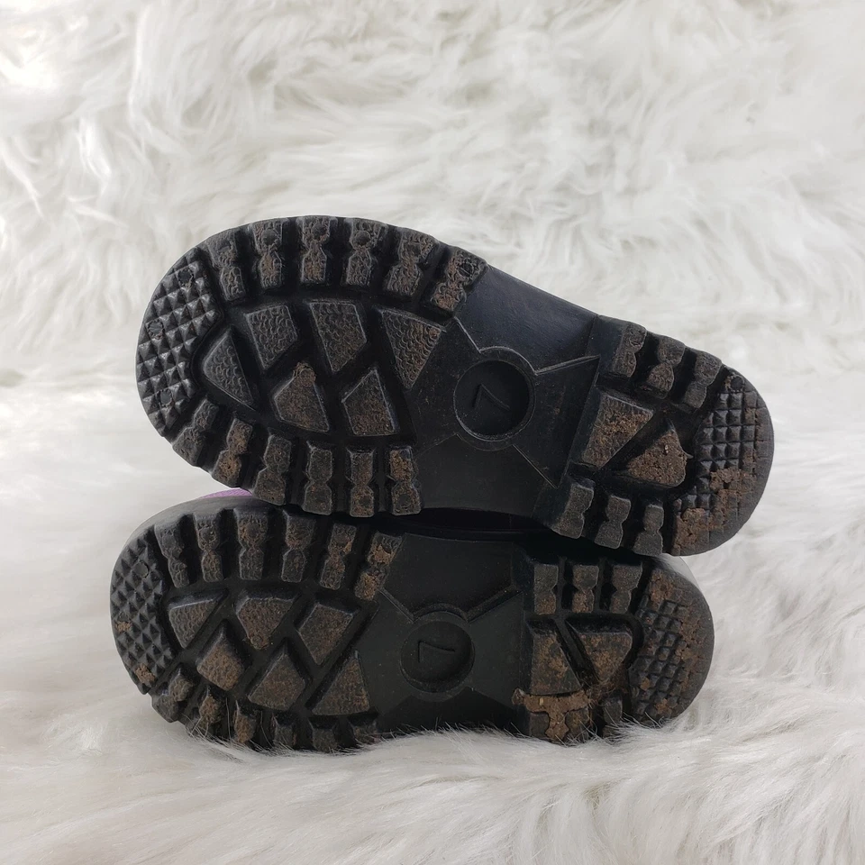 Botas de Lluvia JOE BOXER Púrpura Niñas Pequeñas Talla US 7 Foto 4 de 4