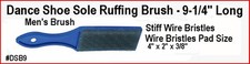 Wire Brush for Ruffing Soles on Ballroom Latin Dancing Shoes LARGE SIZE