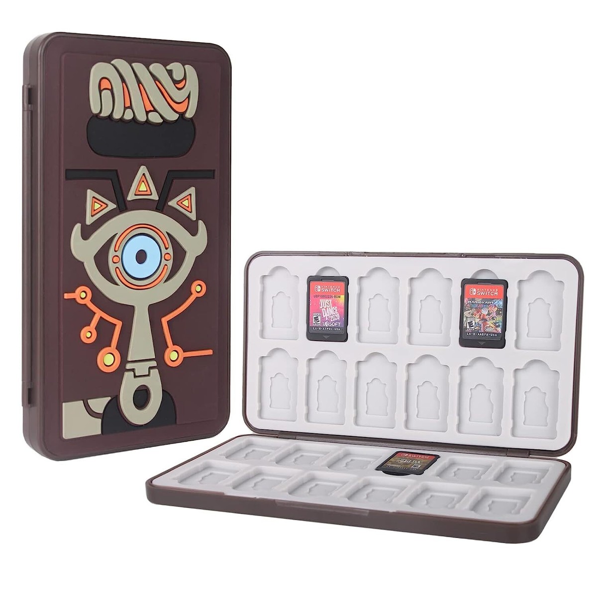 24 in 1 Zelda Sheikah Slate Game Card Case Travel Holder Box