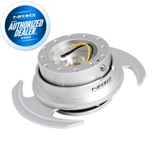 NEW NRG BALL LOCK QUICK RELEASE GEN 3.0 SILVER BODY & RING + HARDWARE SRK-650SL